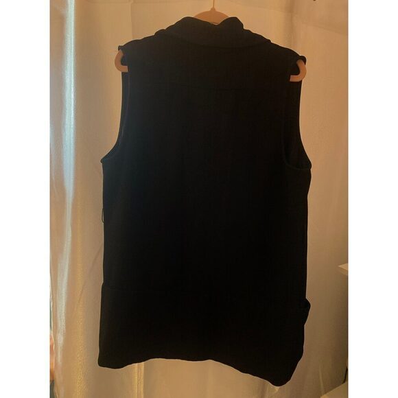 Carolina Belle Montreal Dressy Black Vest Size Large - Picture 4 of 4